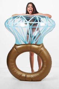 Diamond Ring Inflatable Pool Floaty Perfect for Brides!