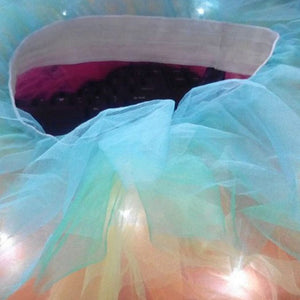 LED Rainbow Tutu Skirt