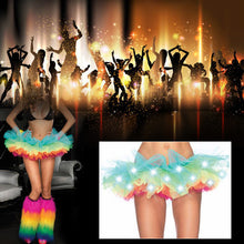 LED Rainbow Tutu Skirt