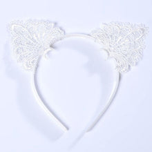 Sexy Lace Cat Ears, Black or White