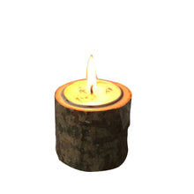 Rustic Wooden Candle Tea Light Holder