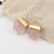 Faux Crystal Handmade Drop Earrings