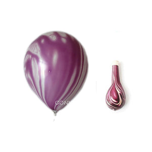 10pcs Marble Print Latex Balloon (8 Options)