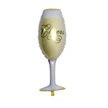 Champagne Glass & Bottle Ballon Set