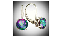 Swarovski Crystal Mystic Topaz Leverback Earring