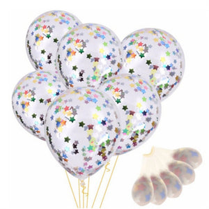 Gold Confetti Balloons - 5pack