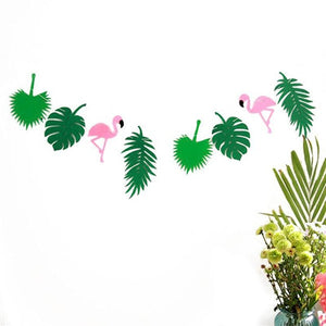 Tropical Flamingo Garland Banner